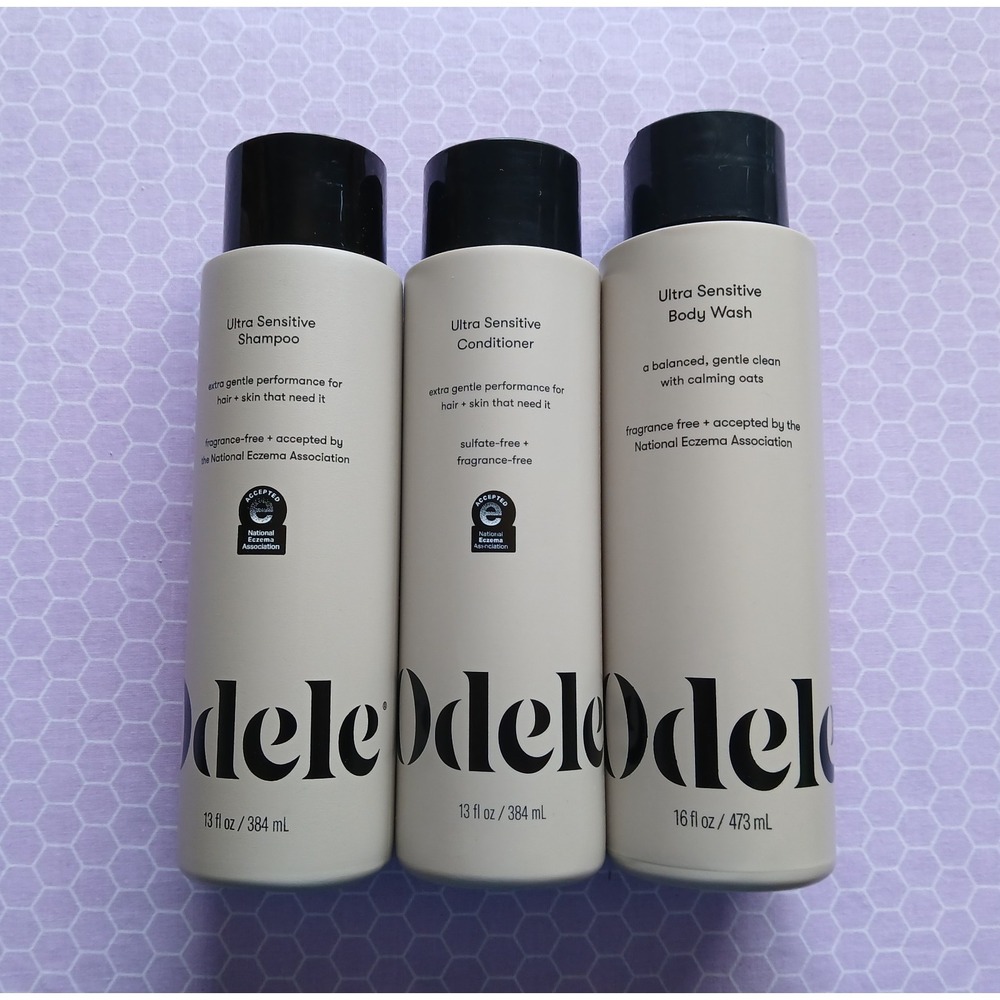 NEW Odele Ultra Sensitive Set - Shampoo Conditioner & Body Wash